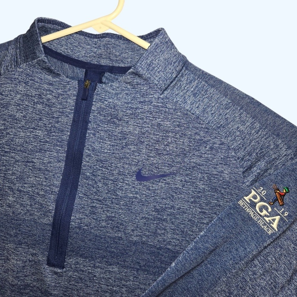 Nike Dri-FIT 2019 PGA Championship Bethpage Black 1/4 Zip Mens XL Golf Pullover